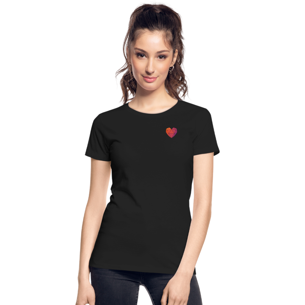 Heartucate Shirt Frauen Schwarz - Schwarz
