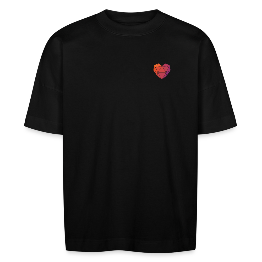 Unisex Heartucate T-Shirt - Schwarz
