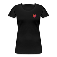Heartucate Shirt Frauen Schwarz - Schwarz