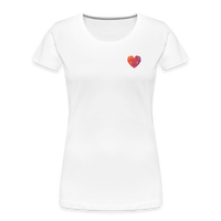 Heartucate Shirt Frauen Weiß - Weiß