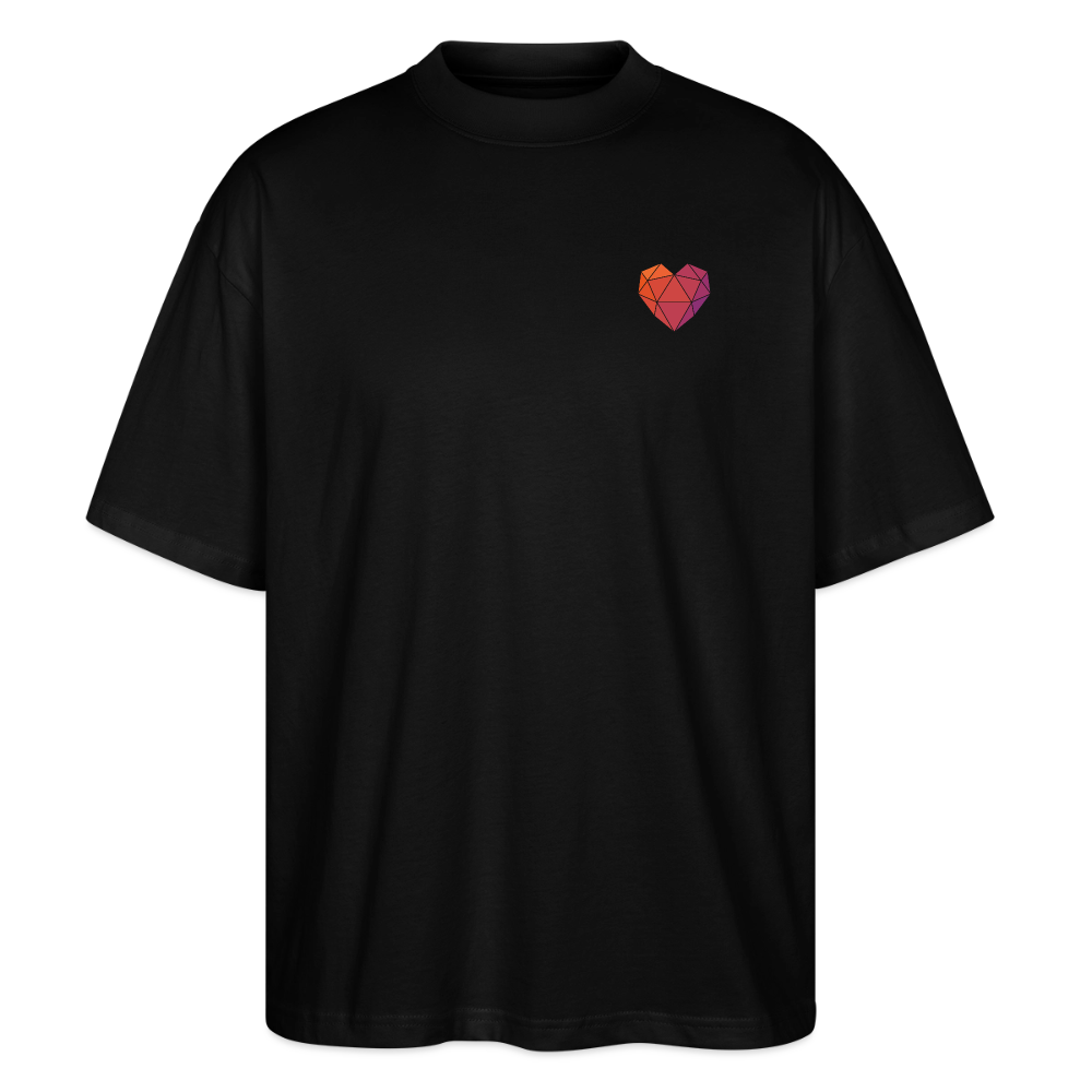 Unisex Heartucate T-Shirt - Schwarz