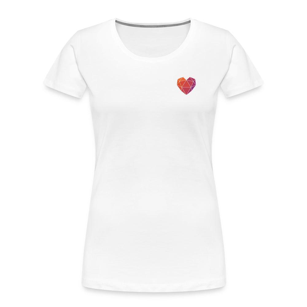 Heartucate Shirt Frauen Weiß - Weiß